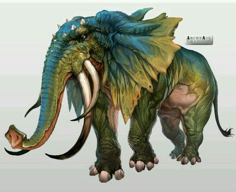 Amphibian elephant Creature Fantasy, Beast Creature, Mythical Animal, Fantasy Creature, Fantasy Animals, Fantasy Beasts, Creature Drawings, Monster Concept Art, Alien Creatures