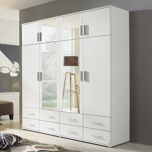 Wardrobes, Fitted Wardrobes & Corner Wardrobes You'll Love | Wayfair.co.uk Big Wardrobe, Corner Wardrobe, 4 Door Wardrobe, Wardrobe Solutions, Bedroom Armoire, Fitted Wardrobes, First Apartment, Style Change, Big Houses