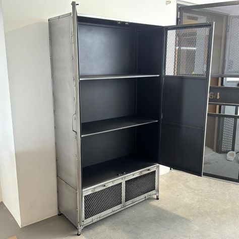 Introducing our Industrial Metal Cabinet – a perfect blend of steel strength and sleek design. This heavy-duty storage unit combines durability with style, adding a touch of industrial chic to any space. 💪🔒 #IndustrialDesign #MetalCabinet #StorageSolution #SleekStyle #SingaporeLiving #HomeOrganization #FunctionalDesign 🔍Industrial Metal Cabinet BERNZ - $1263.90 🔍https://lofthome.com/collections/cabinet/products/cabinet-bernz Loft Home, Metal Cabinet, Loft House, Industrial Metal, Industrial Chic, Sleek Fashion, Storage Unit, Functional Design, Industrial Design