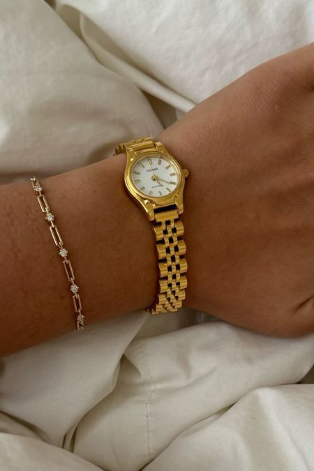 Isobel Watch in Gold curated on LTK Cendre Isobel Watch, Gold Watches Women Aesthetic, Mini Gold Watch, Gold Women’s Watch, Gold Watch Aesthetic, Gold Watch Outfit, Dainty Gold Watch, Circle Face, Vintage Gold Watch