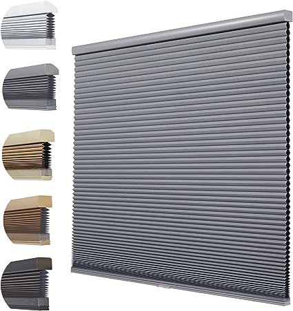 Persilux Custom Blackout Cellular Shades Window Shades for Home Easy Lift Room Darkening Accordion Blinds for Door Home, Night Grey Accordion Blinds, Cordless Blinds, Shades Window, Home Night, Honeycomb Blinds, Cellular Shades, Window Shades, Blinds For Windows, Room Darkening