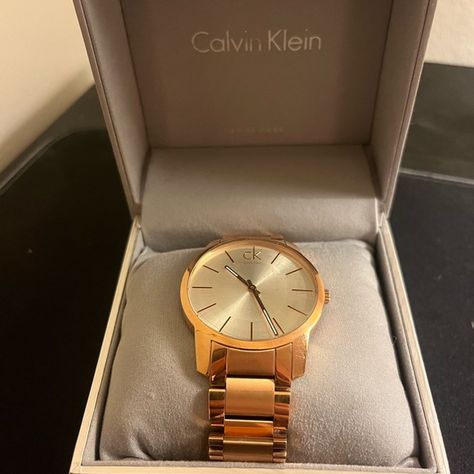 Calvin Klein Rose Gold Watch Calvin Klein Watches Women, Calvin Klein Watch, Rose Gold Watches Women, Watches Women, Rose Gold Watch, Gold Watch, Dream Life, Batteries, Womens Watches