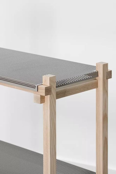 A Poetic Relationship – Furniture & Product Design by Catherine Aitken Studio | OEN Detail Arsitektur, Joinery Details, Design Blogs, Steel Furniture, Furniture Details, Furniture Inspiration, Metal Furniture, Wooden Table, Interior Furniture