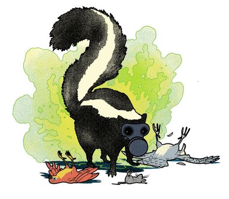 Do Skunks Hate The Smell Of Their Own ... Skunk Character, Skunk Drawing, Skunk Smell, Animal Study, Sketchbook Inspiration, Sketches Easy, Sketchbook Art Inspiration, Album Art, Art Sketchbook