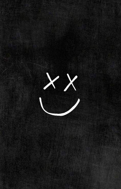 Black Smiley Face Wallpaper, Smiley Background, Black And White Smiley Face, Grey Wallpaper Phone, Painting Vibes, Smiley Face Tattoo, Maching Tattoos, Smile Icon, Artsy Background