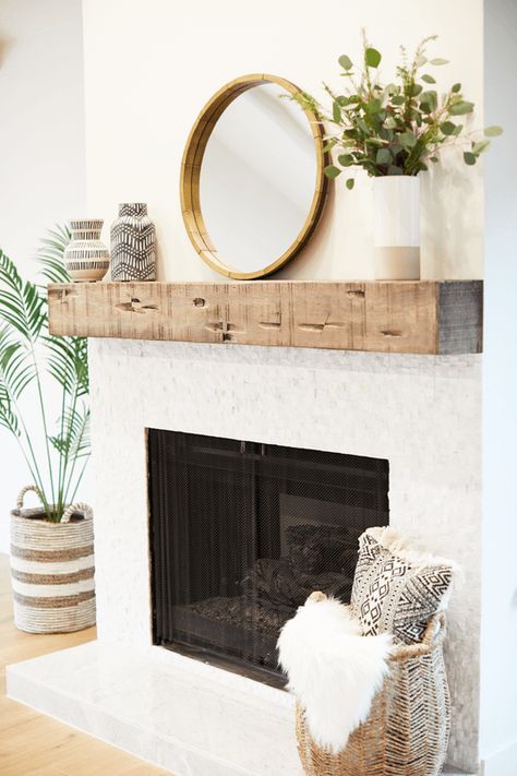 Great Photographs Fireplace Mantels mirror Ideas Fire places are certainly one of my top picks portions of a home. They generate an incredible focal point in a... #Fireplace #Great #ideas Mantel With Corbels, Fireplace Modern Design, Design Camino, Rustic Fireplace Mantels, Fireplace Mantle Decor, Wood Fireplace Mantel, Farmhouse Fireplace, Rustic Fireplaces, Fireplace Remodel