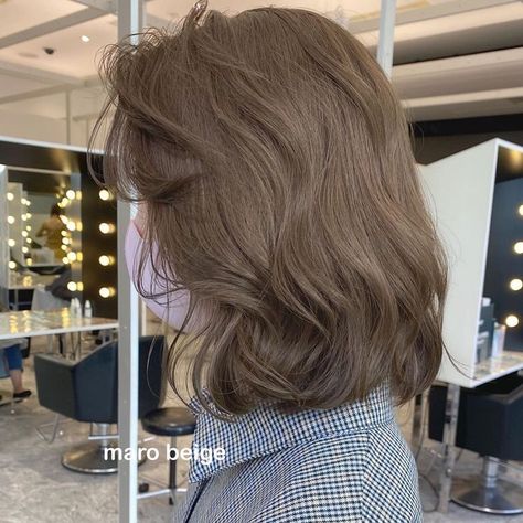 Short Ashy Brown Hair, Hair Color Asian, Beige Hair, Korean Hair Color, Ash Hair Color, Brown Hair Inspo, Pretty Hair Color, Light Hair Color, Haircuts Straight Hair