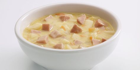 Spam Soup, Spam Recipes Dinners, Spam Recipes, Cheesy Macaroni, Potato Corn Chowder, Hormel Recipes, Potato Chowder, Cabbage Roll Soup, Corn Chowder Recipe