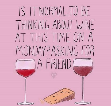 I mean really, is there a wrong time to be thinking about wine? Wine Memes, Wine Jokes, Wine Sayings, Wine Meme, Monday Humor, Wine Mom, Wine Guide, Wine Down, Wine Signs