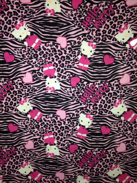 Black And Pink Zebra Print, Bimbocore Wallpaper Phone, Mcbling Wallpaper, Pink Y2k Background, 2000s Wallpaper, Hello Kitty Bedroom, Jelly Wallpaper, Hello Kitty Images, Y2k Wallpaper