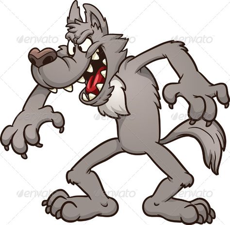 Big bad cartoon wolf. Vector clip art illustration with simple gradients. All in a single layer. Cartoon Wolf Drawing, Wolf Vector, Gradient Image, Cartoon Wolf, Wolf Images, Social Media Art, Wolf Drawing, Big Bad Wolf, Bad Wolf