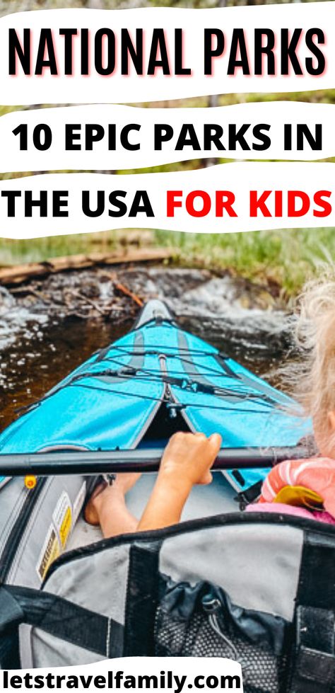 National Park Vacations With Kids, Best National Parks For Kids, Toddler Vacation, National Parks Road Trip, Cheap Family Vacations, Best National Parks, Flying With Kids, National Park Vacation, Best Children Books