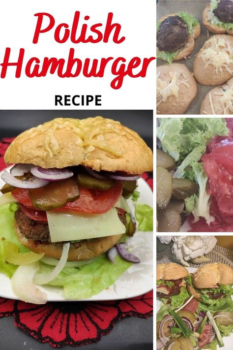 Polish Foodies, Recipes Hamburger, Hamburger Recipe, European Cuisine, 12 Tomatoes, Hamburger Recipes, Burger Recipe, Polish Recipes, Perfect Family