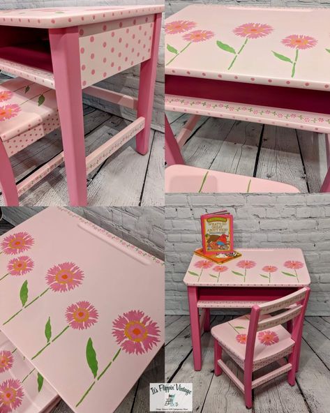 Painted Kids Table, Paint Kids Table, Diy Kids Table, Toddler Table, Creative Mom, Kids Table, Kid Table, Painted Table, Diy Painting