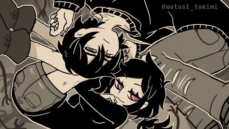 Coffin Of Andy And Leyley, Andy And Leyley, Banner Gif, Dark Anime Guys, Scary Art, Hello Kitty Items, Anime Couples Drawings, Horror Game, Art Sketchbook