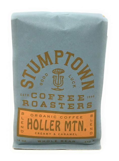 Stumptown Coffee Roasters, Coffee Bag Design, Stumptown Coffee, Organic Coffee Beans, Mountain Coffee, Logos Ideas, Single Origin Coffee, Organic Coffee, Coffee Packaging