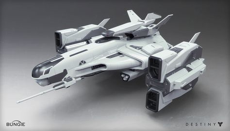 ArtStation - Destiny - Player Ship, Mark Van Haitsma Destiny Ships, Destiny Art, Space Fighter, Space Ships Concept, Sci Fi Spaceships, Starship Concept, Sci Fi Design, Space Craft, Sci Fi Ships