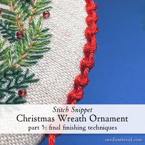 Embroidered Christmas Ornaments, Cross Stitch Hoop, Rose Tutorial, Xmas Cross Stitch, Needlework Crafts, Cross Stitch Christmas Ornaments, Cross Stitch Finishing, Antique Quilts, Ornaments Design