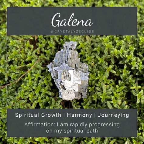 Galena Crystal Meaning, Crystal Facts, Crystal Affirmations, Crystal Method, About Crystals, Gem Water, Crystal Seashells, Crystal Work, Protection Spiritual