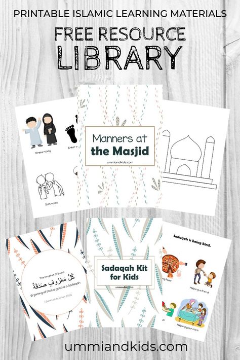 Free resources and materials for Kids to learn about Islam. Includes charts, posters and storybooks in pdf format. Simply sign up to ummi and kids mailing list to get free access. Teaching Kids Manners, Muslim Kids Crafts, Learn About Islam, Islamic Learning, Muslim Parenting, Manners For Kids, Islamic Books For Kids, Muslim Kids Activities, Islamic Kids Activities