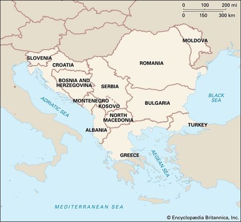 Balkan Peninsula - Kids | Britannica Kids | Homework Help Ottoman Turks, Economic Problems, Balkan Peninsula, Kids Homework, Geography Map, Turkish Language, Serbia And Montenegro, The Turk, Danube River