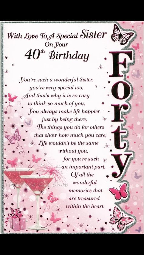 40th Birthday Images, 40th Birthday Messages, Birthday Greetings For Women, Birthday Wishes For Women, 40th Birthday Wishes, 40th Birthday Quotes, Happy Birthday Wishes Messages, Retired Nurse, 40th Birthday Card