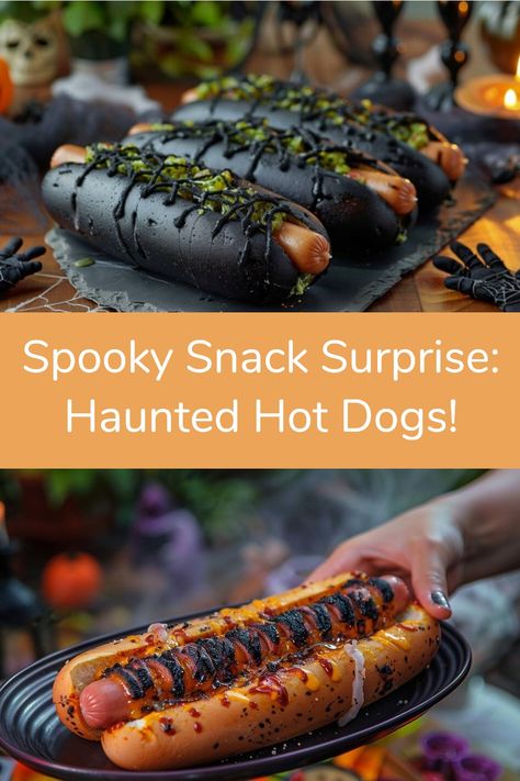 Unleash Spooktacular Fun: 10 Creepy Halloween Party Games for All Ages! Halloween Hot Dogs, Snacks For Halloween, Apricot Tart Recipe, Halloween Hotdogs, Quick Sweets, Spooky Snacks, Easy Peasy Recipes, Easy Halloween Food, Halloween Bash