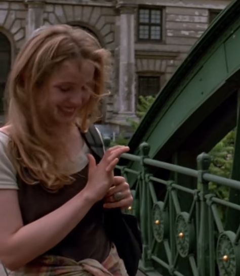 celine before sunrise Celine Before Sunrise, Sunrise Trilogy, Before Sunrise Trilogy, Before Trilogy, Julie Delpy, Point Break, Cold Hearted, Fav Movies, Green Girl