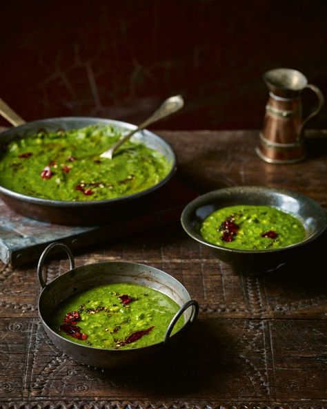 Spinach and Coconut Dal | Guest Recipes | Nigella's Recipes | Nigella Lawson Coconut Dal, Lentil Dal Recipe, Guest Recipes, Indian Vegetarian Recipes, Lentil Dal, Healthy Indian Recipes, Potato Rice, Coconut Soup, Dal Recipe