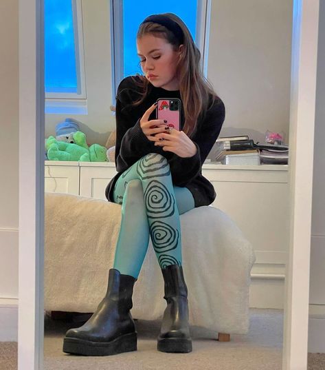 Swirl, Georgia, Tights, On Instagram, Blue, Instagram