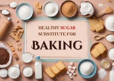 Craving sweets but watching your sugar intake? Discover healthy sugar substitute for baking! This guide explores natural sweeteners, artificial sweeteners, Sugar Substitutes For Baking, Sorghum Syrup, Craving Sweets, Flour Alternatives, Fried Ice Cream, Healthy Sugar, Sugar Intake, Artificial Sweeteners, Sugar Substitute