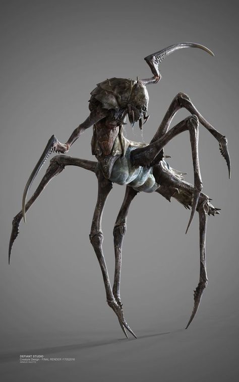 Tzelicrae Spider Dark Fey, Botox Cost, Dark Creatures, Japanese Horror, Creatures Art, Cool Monsters, Ad Astra, Alien Design, Fantasy Beasts