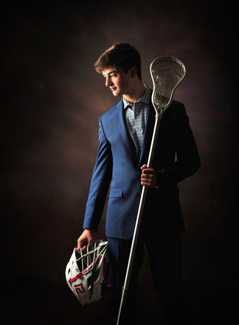 Lacrosse Portraits, Lacrosse Team Pictures, Hockey Senior Pictures, Lacrosse Senior Pictures, Senior Sports Photography, Senior Pictures Boys Outdoors, Senior Photos Boys, Lacrosse Boys, Lacrosse Team