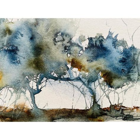 Original Watercolours in my Onlineshop ✅ Link in bio! . #watercolourlandscape #watercolorpainting #watercolorlandscape #watercolor… | Instagram Modern Watercolor Art, Tree Watercolor Painting, Abstract Tree Painting, Abstract Watercolor Landscape, Minimalist Watercolor, Tree Landscape, Watercolor Tree, Watercolour Inspiration, Art Tree