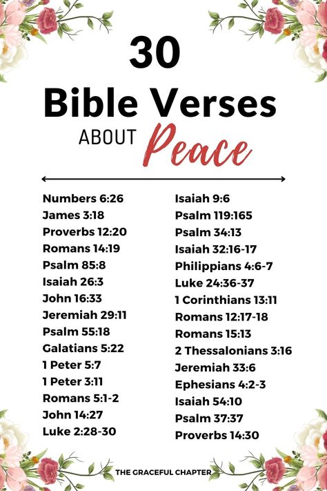 Peace Bible Study, Peace Scripture Bible Verses, List Of Bible Verses By Topic, Bible Breakdown Chapter By Chapter, Bible Chapters To Read, 365 Bible Verses, Verses About Grace, Verses On Peace, Peace Bible Verses