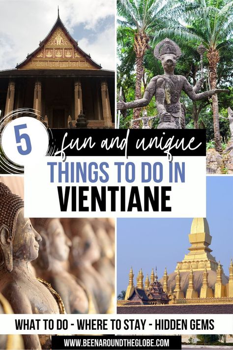 5 fun and unique things to do in Vientiane. What you need to know about Vientiane, Laos! Things to do in Vientiane | Vientiane photography | Vientiane travel | Places to visit in Vientiane | Vientiane itinerary | Vientiane bucket list Kuang Si Falls, Travel Places To Visit, Vientiane Laos, Laos Travel, Vientiane, Luang Prabang, Travel Places, Unique Things, Asia Travel