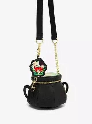 Loungefly Disney Hocus Pocus Glow-In-The-Dark Cauldron Crossbody Bag, Incredibles Costume, Star Wars Bag, Hocus Pocus Sanderson Sisters, Disney Gear, Jurassic Park Logo, Plus Size Disney, Sanderson Sisters Hocus Pocus, Velvet Cape, Disney Frozen Olaf