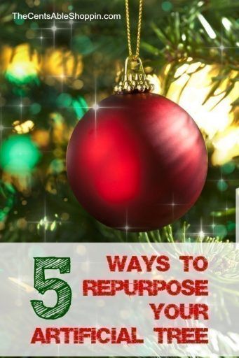 Neat Ways to Repurpose an Artificial Christmas Tree Fake Christmas Tree, Fake Christmas Trees, Budget Friendly Gift, Gift Drawing, Christmas On A Budget, Christmas Favorites, Silk Flower Arrangements, Christmas Travel, Artificial Tree