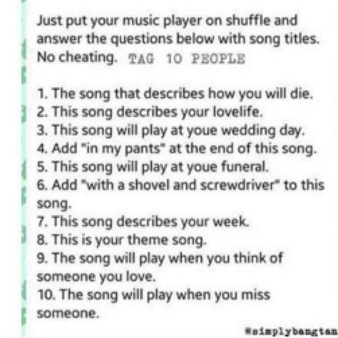 Music Challenge, Song Challenge, What To Do When Bored, Fun Sleepover Ideas, Sleepover Things To Do, Song Suggestions, Things To Do When Bored, Song Play, Shimla