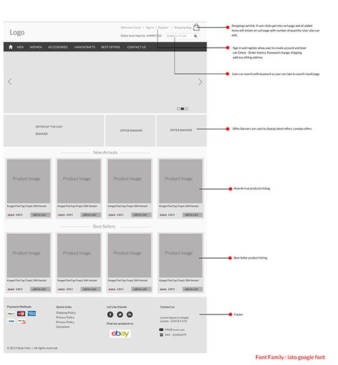 E commerce Wireframe on Behance Home Page Design, Wireframe, Page Design, Home Page, E Commerce, Website Design, Web Design, Design