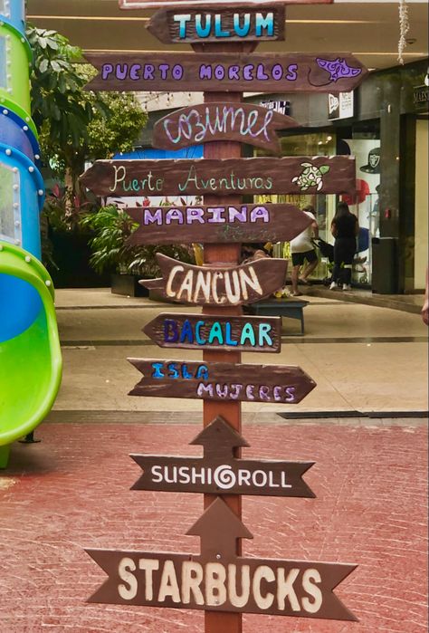 beach signs Puerto Morelos, Beach Signs, Cozumel, Tulum, Signs