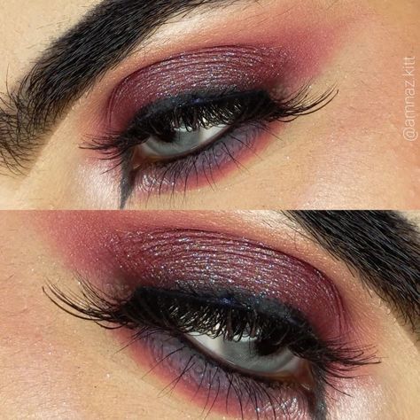 Have you watched this look's tutorial? 🪞💋ʚɞ🌹🔥 . Products: @blueyes.pk lenses shade ( silky grau) @lagirlcosmetics concealer shade porcelain @glamgirlzbymahwish translucent powder @morphebrushes 35M boss mood artistry @focallurebeauty_us perth palette shade opal as a glitter top @glamorous_face_makeup ashes . ( smokey eyes, smokey makeup tutorial, makeup ideas, mini makeup tutorials, quick tutorials, maroon makeup, burgundy makeup, trending makeup, viral makeup, viral makeup hack) . #smo... Smokey Makeup Tutorial, Makeup Burgundy, Maroon Makeup, Burgundy Makeup, Trending Makeup, Smokey Makeup, Viral Makeup, Concealer Shades, Glitter Top