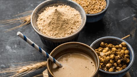 What is Sattu Powder? Benefits, Side Effects, Recipes | Man Matters Nutrition Chart, Poor Man, Types Of Flour, Dry Fruit, Healthy Digestive System, Powder Recipe, Reduce Cholesterol, Low Glycemic, Rich In Protein