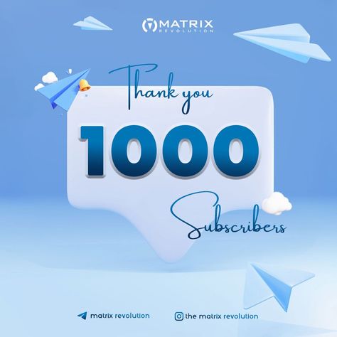 Telegram thank you 1k Subscribers design 1k Subscribers, Lens Flare, Thank You, Quick Saves, Design