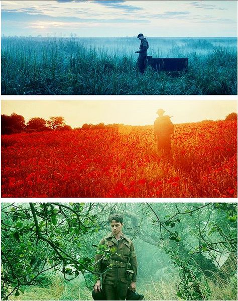 Atonement Joe Wright Cinematography, Atonement Fanart, Atonement Cinematography, Nature Cinematography, Atonement 2007, Joe Wright, Cinematography Lighting, Colour Grading, Beautiful Cinematography