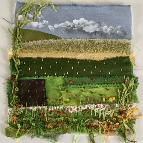 Exhibitions – Deborah Collum Love Art Deborah Collum, Landscape Textiles, Quilt Artists, Embroidered Landscapes, Textile Art Projects, Embroidery Samples, Creative Stitching, Beady Eyes, Mixed Media Textile Art