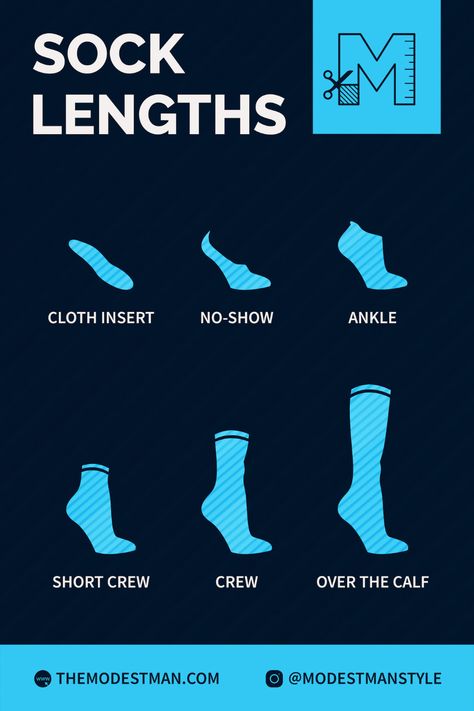 6 Essential Types of Socks + Sock Lengths and Fabrics Explained Types Of Socks, Loafers With Socks, Mens Socks Fashion, Outfit References, Socks Packaging, Tall Socks, Simple Saree Designs, Alpaca Socks, Over The Calf Socks