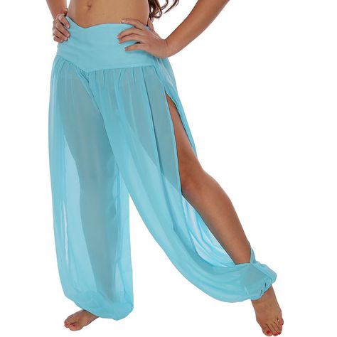 Belly Dancer Harem Pants ($23) ❤ liked on Polyvore featuring pants, harem pants, blue harem pants, blue trousers, blue pants and harem trousers Blue Harem Pants, Dancer Pants, Dance Tops Bras, Belly Dance Bra, Dance Bras, Harem Trousers, Dance Pants, Dance Tops, Belly Dancer