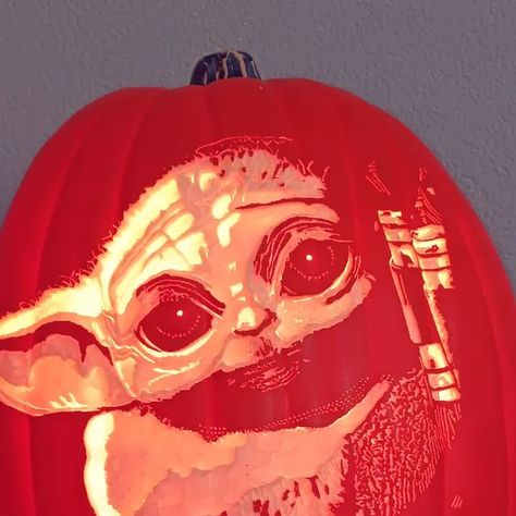 Artificial Pumpkins, Holiday Ideas, Hand Carved, Geek Stuff, Carving, On Instagram, Instagram