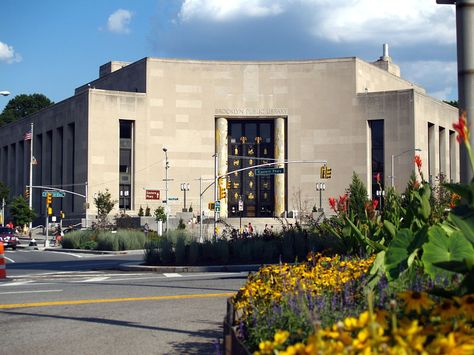 Nyc Library, Nyc Public Library, Central Building, Grand Army, City Library, Central Library, Architecture Landmark, Art Deco Architecture, Library Design